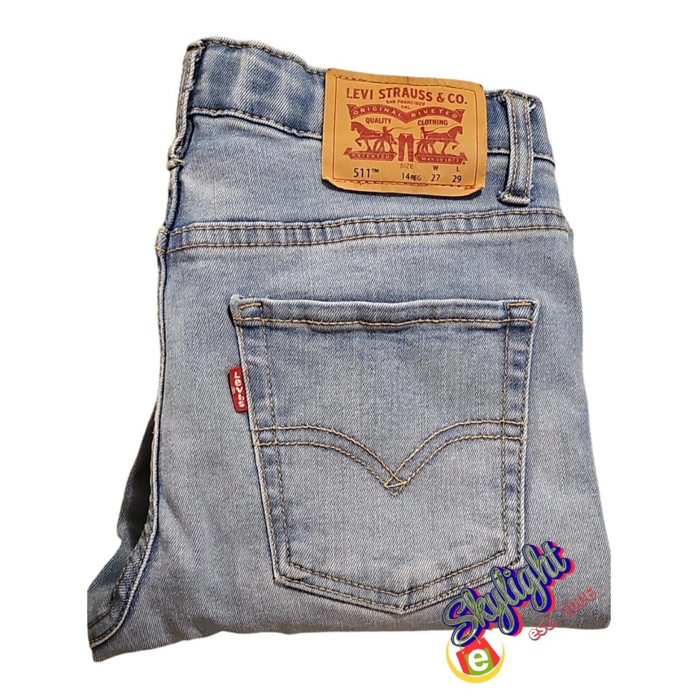 Levis 511 Elastic Adjustable waist Jeans Size 14R‎
